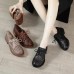 Nude Flat Shoes For Women Genuine Leather Boutique Cross Strap Flat Shoes